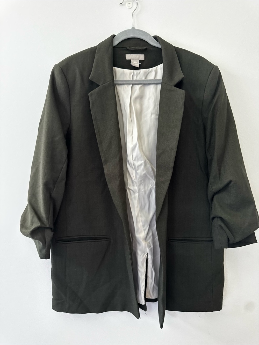 H&M Olive Green Women's Jacket with Light Lining